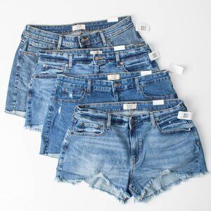 Denizen from Levi's Women's Mid-Rise Shorts Size 16 Set of 4 Pairs NEW with Tags